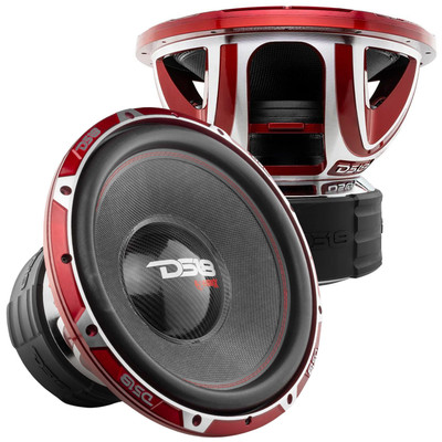 2x DS18 HOOL-X15.2DSPL 15'' Subwoofer with 4'' Voice Coil - 4000W Rms 2-ohm DVC