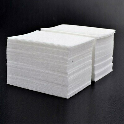 100/900Pcs Lint Free Nail Art Wipes Paper Pad Tips Glue Polish Remover Cleaner