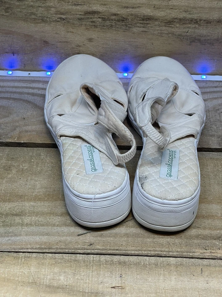 Zapato de cuña Grasshoppers talla 9W melocotón/rosa Foto 4 de 4