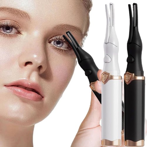 USB Rechargeable Electric Heated Eyelash Curler Long Lasting Makeup Tool - Picture 4 of 19