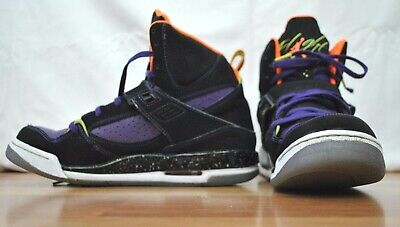 jordan flight purple and black