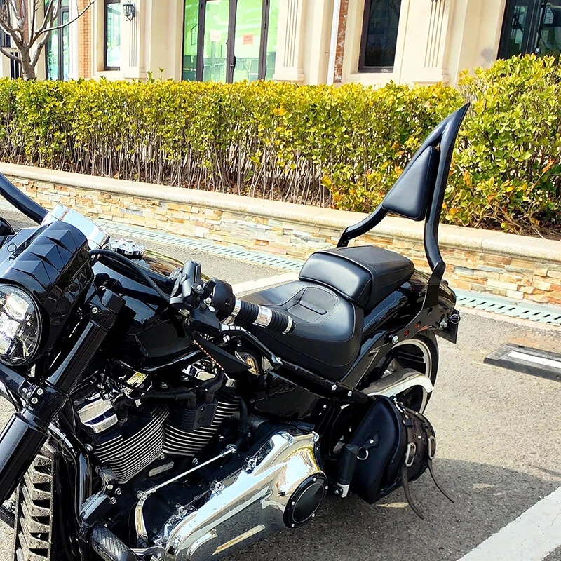 Respaldo trasero de 16" Sissy Bar apto para Harley Road Street Electra Glide 2009-UP Set Foto 4 de 4