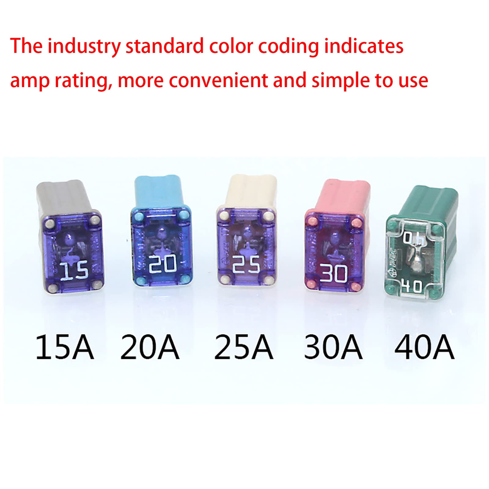 25Pack Micro Cartridge Fuses LowProfile FMM Fuses Kit MCASE Type(15