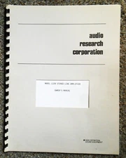**ORIGINAL** Audio Research Corporation Model LS2-B Amplifier Owner's Manual