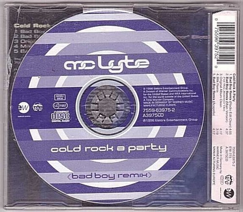 MC Lyte - Cold Rock A Party (Bad Boy Remix) (Maxi-CD 1996) - Bild 2 von 2