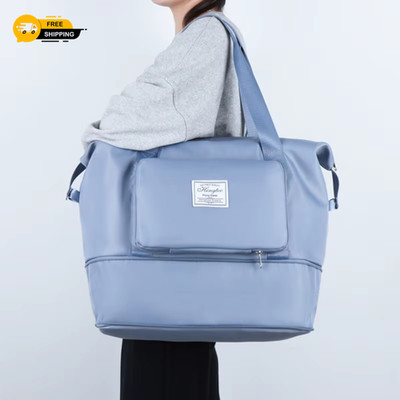 The Foldie Bag wasserdichte Reisetasche erweiterbar große Kapazität faltbar