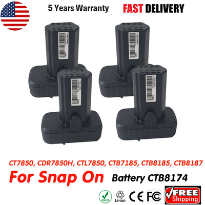 CTB8174 for Snap-On 14.4V Tools Lithium Battery CTB8172 CT825DB