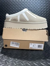 NEW WOMENS SIZE 8 MUSTARD SEED UGG TAZZ SUNWAVE 1167655 SUEDE PLATFORM CLOGS