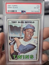 1967 Topps Tony Oliva Psa 6
