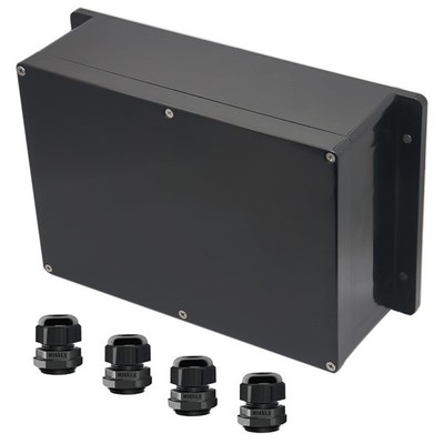 Project Box ABS Black Electrical Boxes IP65 Outdoor Waterproof Box Electronic...
