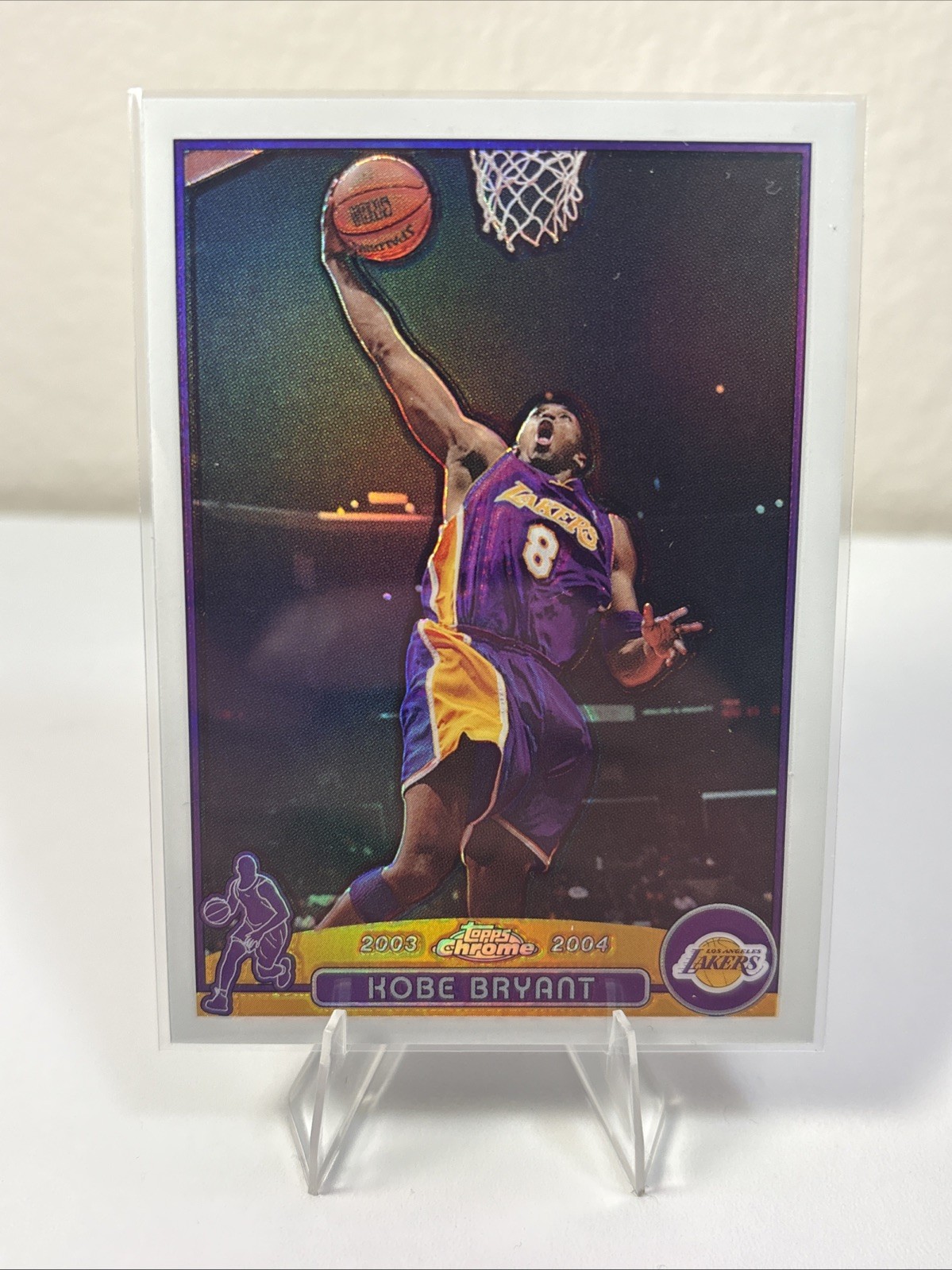2003-04 TOPPS CHROME KOBE BRYANT #36 REFRACTOR LOS ANGELES LAKERS 🔥🔥🔥