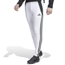 Adidas Tiro 24 NEW Training Pants Knit Soccer IV7268 White w/ Black Mens Size L