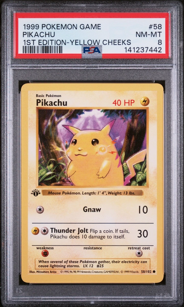 Pikachu Pokémon TCG Professional Sports Authenticator (PSA) Grade
