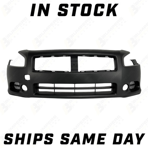 NEW Primered - Front Bumper Cover Fascia Replacement for 2009-2014 Nissan Maxima