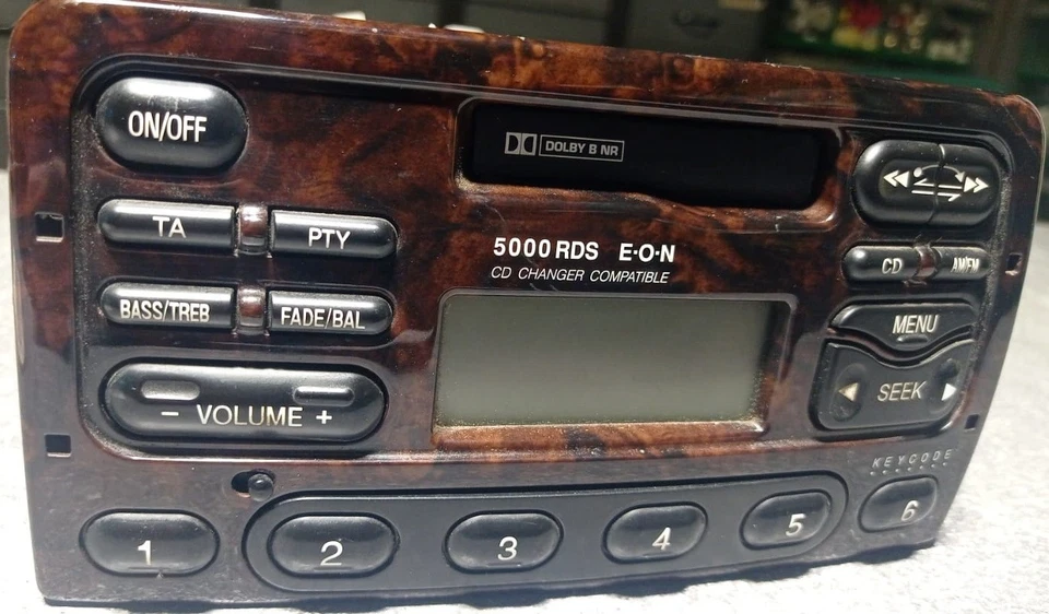 AUTORADIO FORD 5000 RDS EON TESTATO FUNZIONANTE CON CODICE E MANUALE ORIGINALE - Immagine 2 di 4
