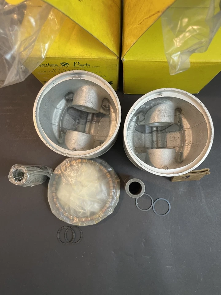 Juego de 1000 pistones Eastern MC Parts Harley Sportster E-816 .030 talla 9:1 compuesto Nuevo de Lote Antiguo Foto 3 de 4