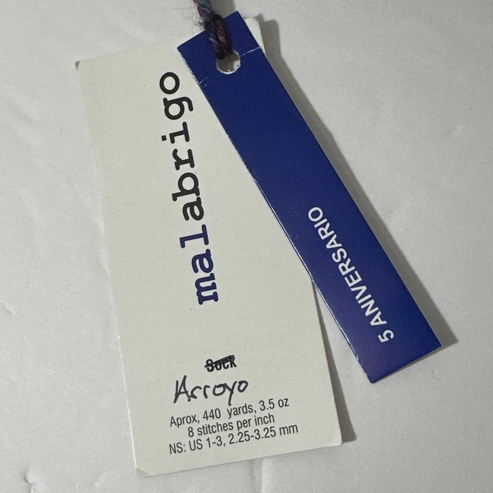 Malabrigo ARROYO Yarn 440 Yards 100% Superwash Merino Wool Kettle Dyed - Image 2 of 4