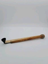 VINTAGE PRIMITIVE Wooden Industrial Textile Spindle Bobbin Spool Candle Snuffer