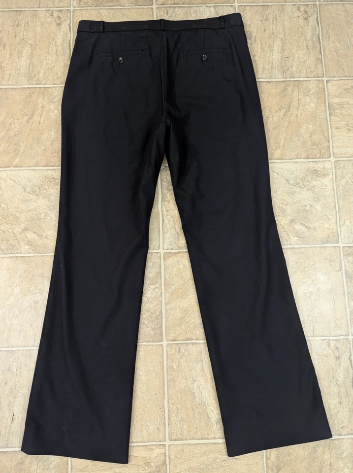 Banana Republic 尺寸 12 Logan 裤子羊毛混纺衬里中腰 1361 — 第 4/4 张图片