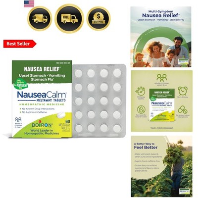 NauseaCalm Relief for Upset Stomach, Nausea, and Vomiting Due to Stomach Flu,...