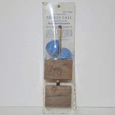 Vintage Simplicity Turkey Game Call by Hall & Hall Enterprises Unused