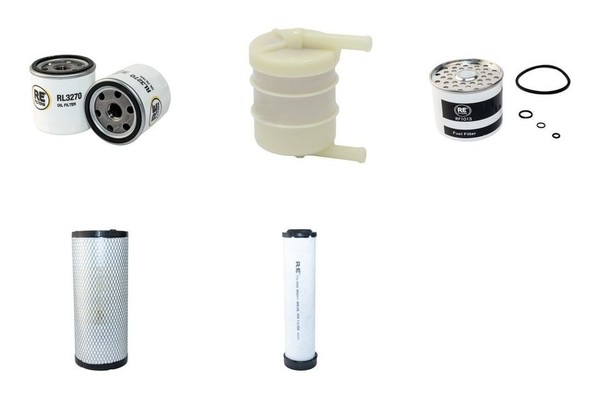 Filter Service Kit Passt FüR Weidemann 2070 CX50T Luft ÖL Kraftstofffilter-image