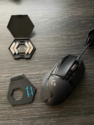 Logitech G502 Hero Gaming Maus   Kabel   inkl. Gewichte   Zustand gut