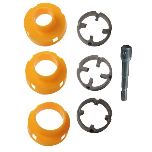 7pcs Round Water Pipe Thread Plate Set for Electric Drill - Picture 3 of 12