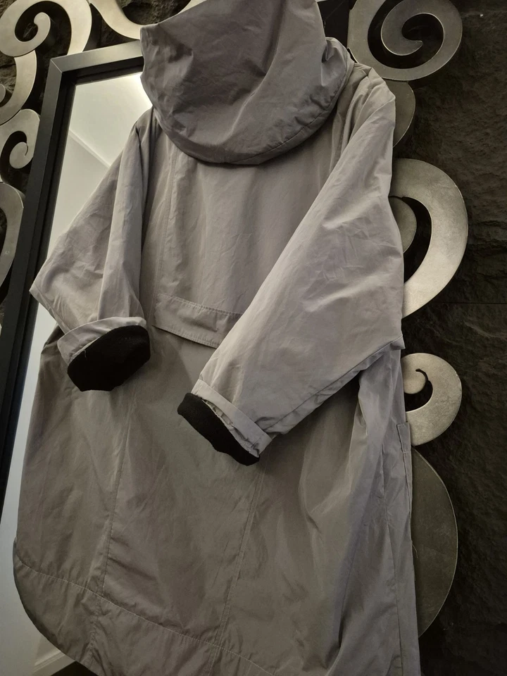 " Designer HOPSACK " KUSCHLIGE Jacke mit Kapuze  Gr. OS  ähnlich Rundholz " MEGA - Bild 4 von 4