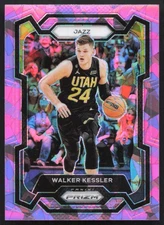 2023-24 Panini Prizm #120 Walker Kessler Prizms Pink Ice
