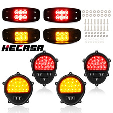 For HMMWV HUMVEE Military Trucks LED Side Marker Lights+Brake Lights+Turn Signal