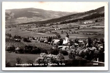 Ysper Austria RPPC Sommerfrische Church View NÖ c.1957 Real Photo Postcard