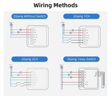 WiFi Compatible Light Switch Voice Controlled Easy Installation