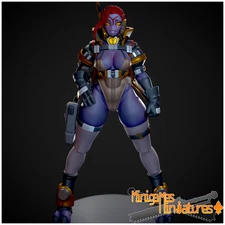 Greater Good Pilot (stand) by Minigames Miniatures 28-32mm scale print