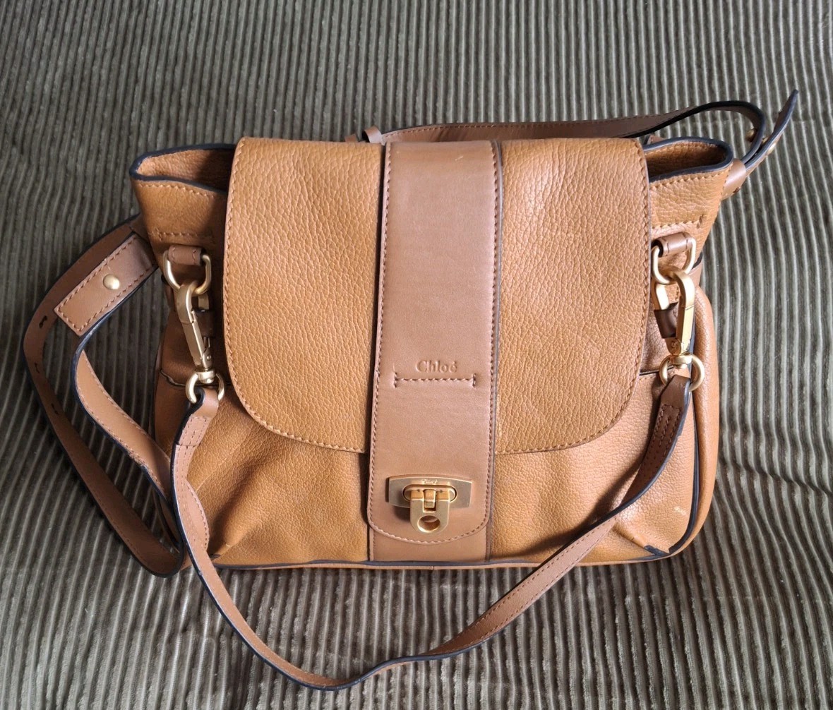Chloé Lexa Brown Leather shoulder image 4