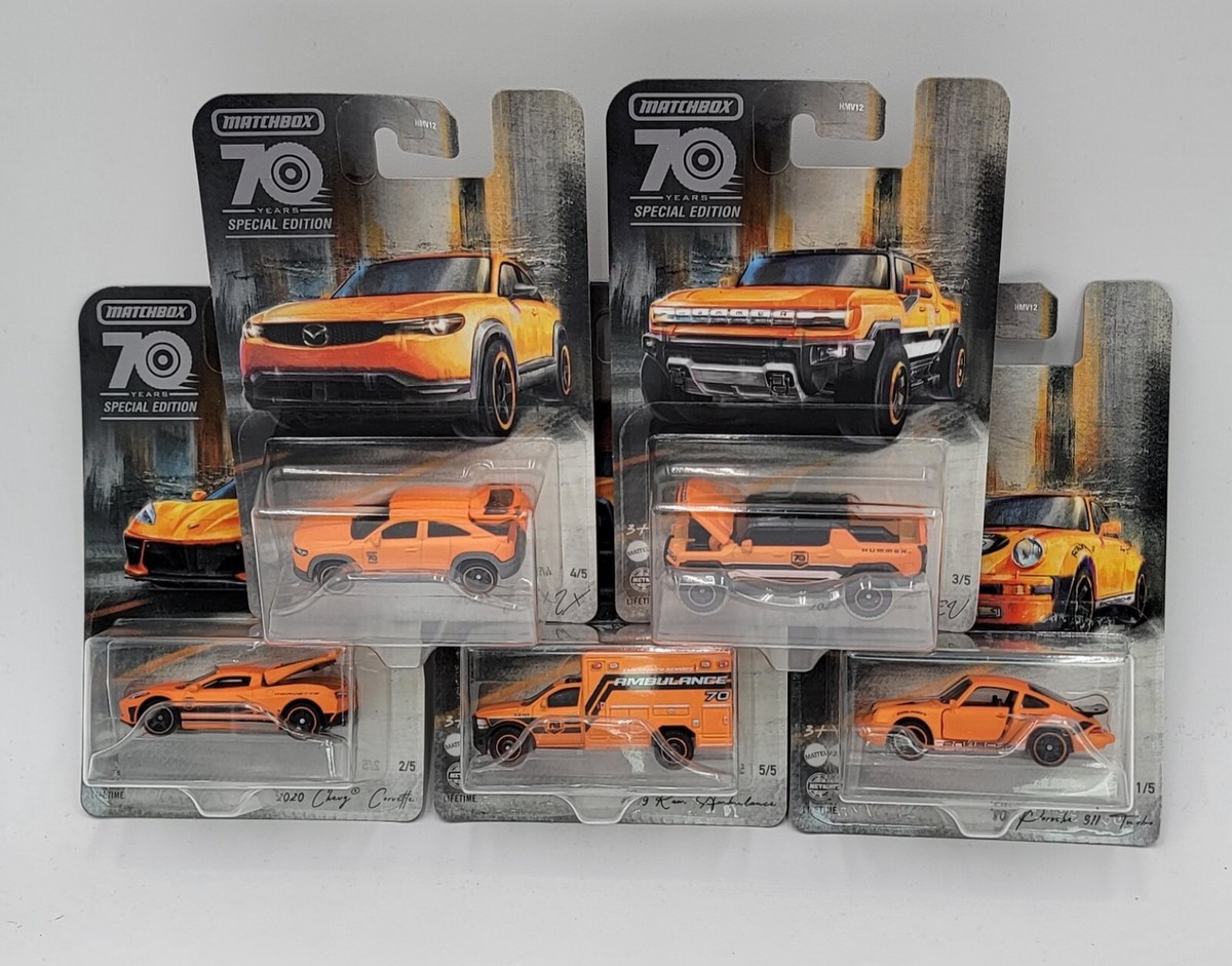 Matchbox Power Grabs 70 Anni 2023 – Auto Pressofusa Scala 1:64 – Mattel DNK70 (Multicolor)