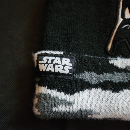 Star Wars Darth Vader Camoflague Black Youth Boys Girls Knit Hat Cap Beanie 4-7y - Picture 3 of 5