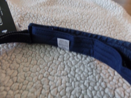 HAT, VISOR, DENIM, STAR DESIGN, RHINESTONE PEARL, ADJUSTABLE, NEW. OLIVIA & KATE - Picture 6 of 11