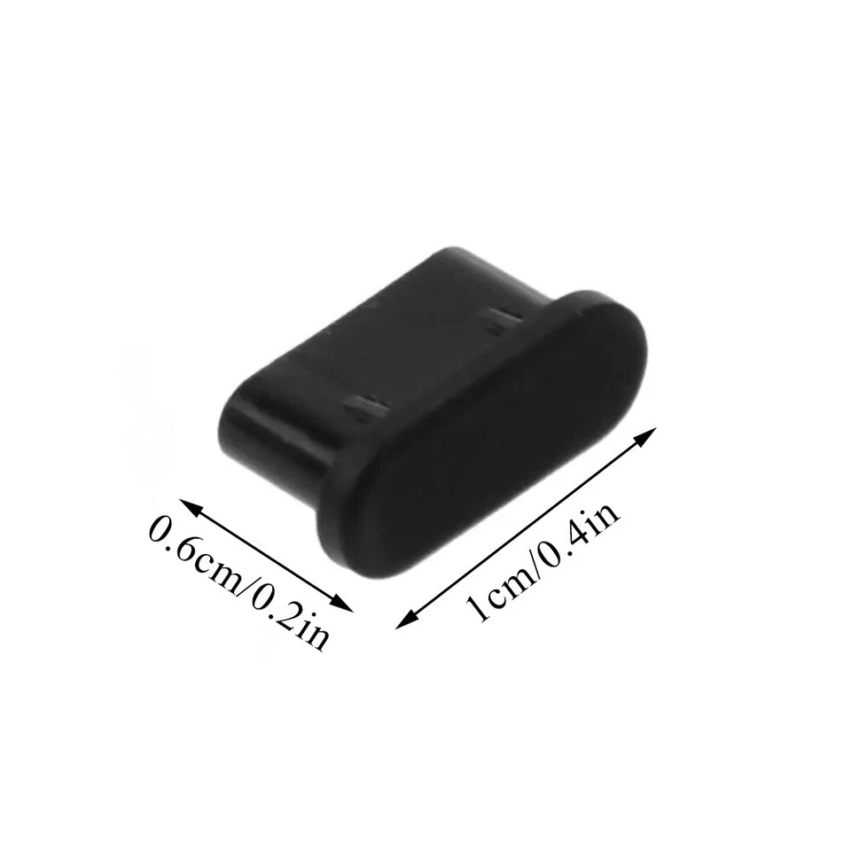 10/5 Pcs Anti Dust Plugs, Charging Dust Cover Dust Plug Charging Port Cover 」 - Image 2 of 4