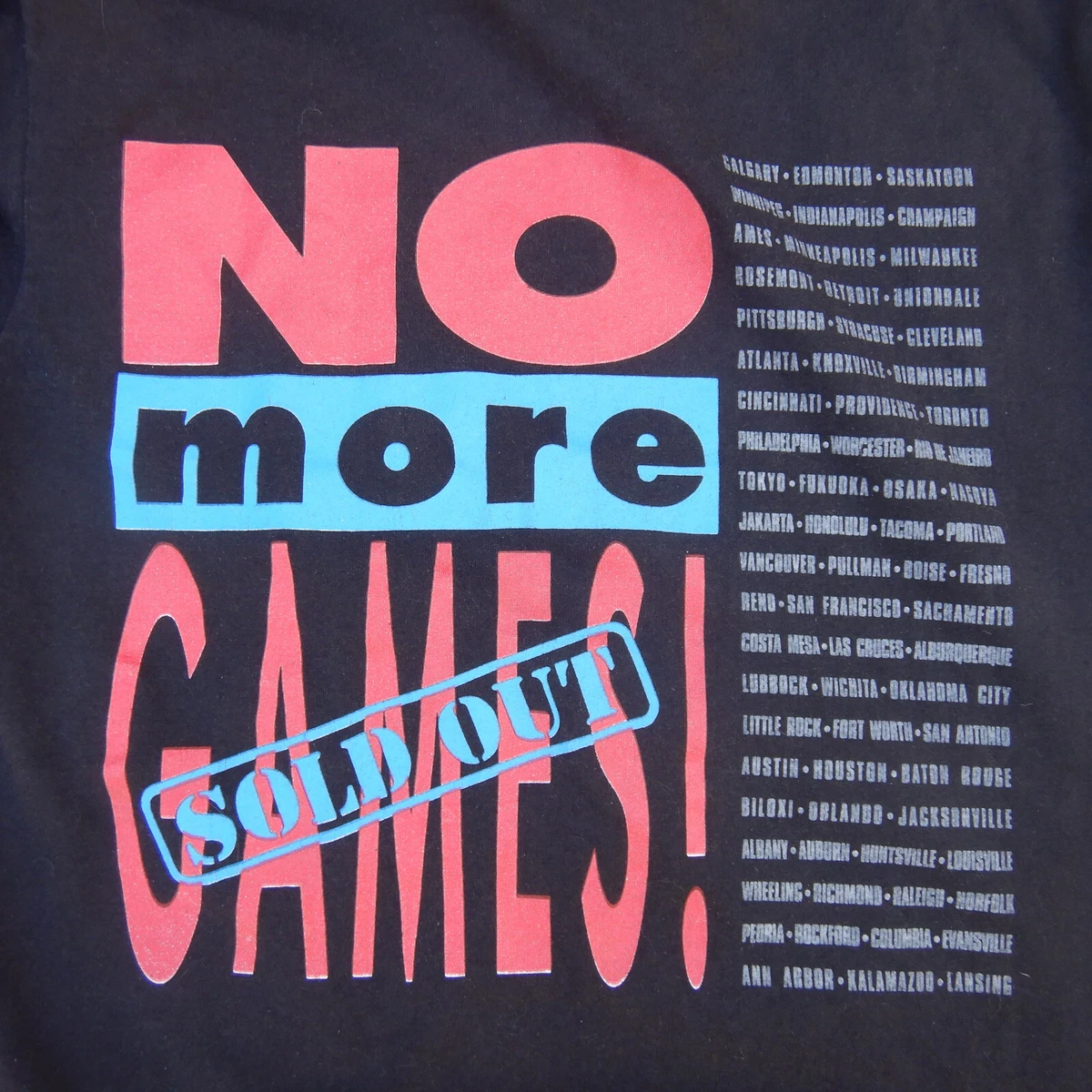 Vintage 1990 New Kids on the Block Shirt Men's M No More