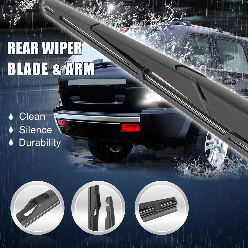 Juego de brazos limpiaparabrisas trasero para Opel para Astra H Hatch 04-09 12 pulgadas Foto 2 de 4