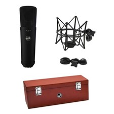 WARM AUDIO WA-87 R2 Large Diaphragm Condenser Black Studio Microphone ATA Case