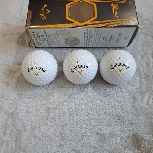 Callaway Warbird 2.0 High Launch Extended Flight Golf Ball Pack Of 3 - Picture 2 of 8
