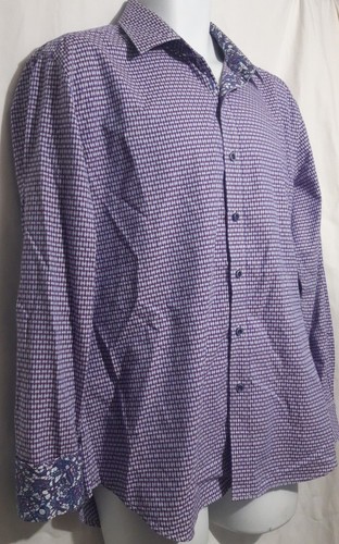 Robert Graham Medium Multi-colour Patterned Mens Casual Classic Fit Dress Shirt - Picture 3 of 12