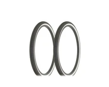 ALTALINE Bicycle 24" x 1.75" Black/White Small Brick TIRES SLICK TIRE BIKE