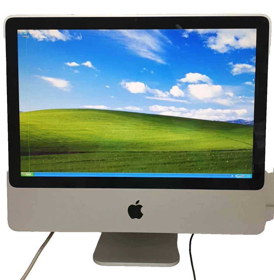 Apple 20" iMac Windows XP Gamer PC Computer Maus Tastatur 320GB DVD 4GB Komplett