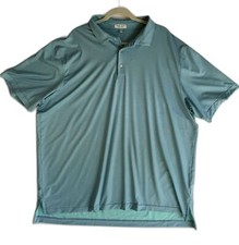 Peter Millar Summer Comfort Polo Shirt Golf Geometric All Over Print Mens 2XL