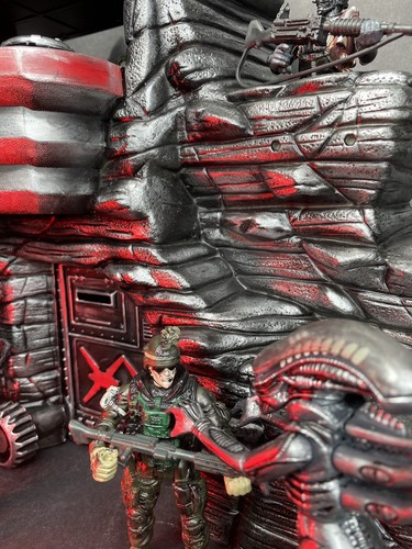 Weyland Yutani Outpost Aliens Colonial Marines Diorama Vintage Alien Earth - Picture 12 of 24