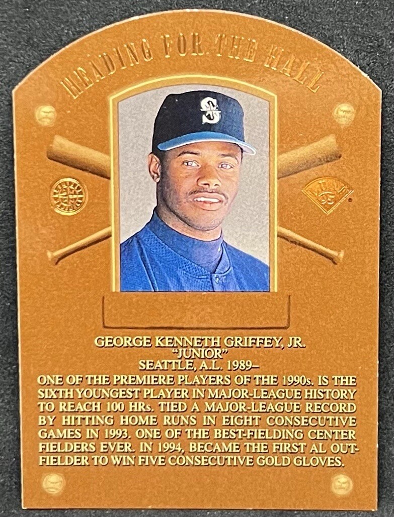Jリーグ記念プレート 1995 KEN GRIFFEY JR. 1995 HEADING FOR THE HALL DIE-CUT #/5000