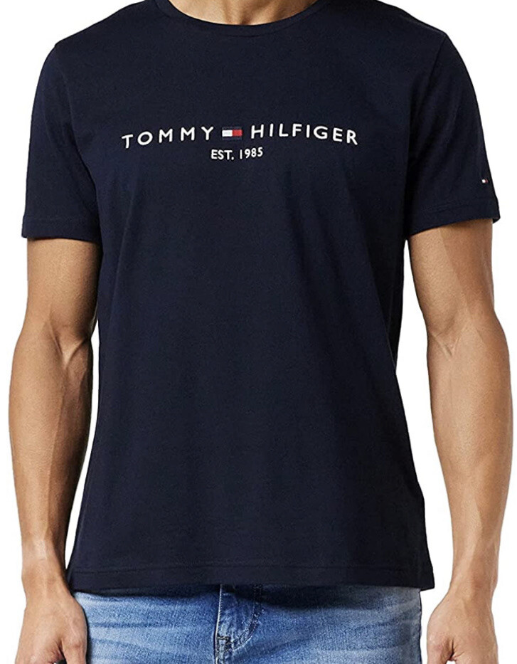 New Mens Tommy Hilfiger Tommy Logo Tee T-Shirt Size S